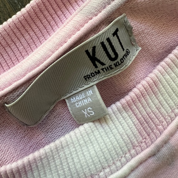 KUT from the Kloth, sz XS soft pink sweatshirt - Picture 3 of 7